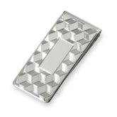 7/8 Sterling Silver Engraved Money Clip